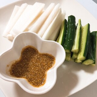 激ウマ和風醤油ゴマダレ♬スティック野菜